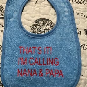 New Baby Bib